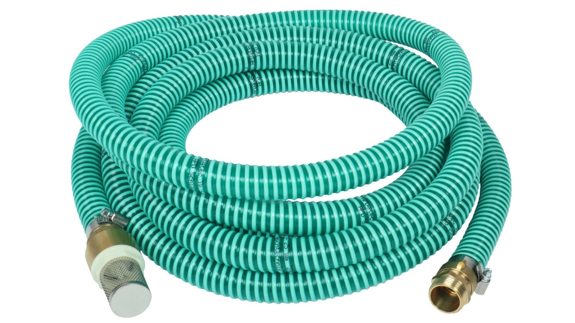 Wacredo Saugschlauch Saugschlauchgarnitur 1" (25mm) inkl. Fuß- und Rückschlagventil, 7 Bar, (1 St), Pumpenschlauch, Ansauggarnitur, Sauggarnitur, Saugschlauch