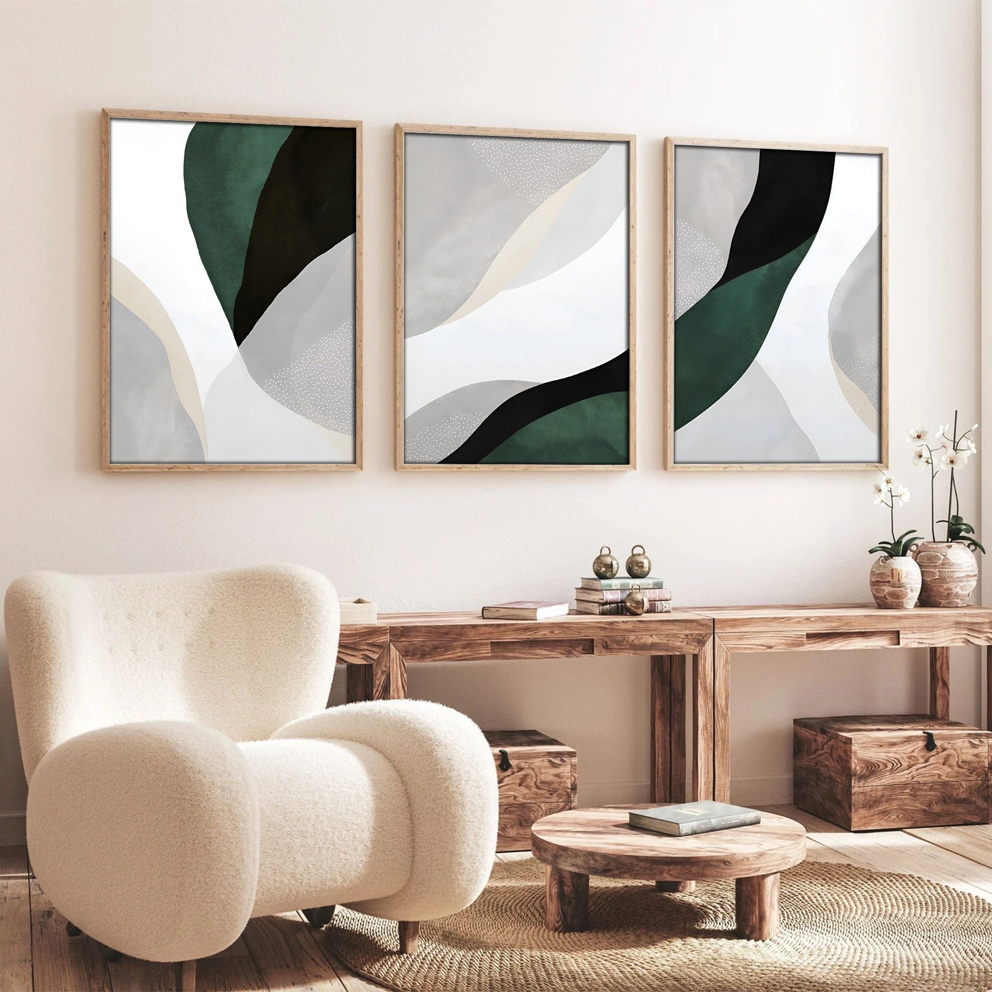 Wallity Leinwandbild Painting: 100% MDF (Thickness: günstig online kaufen