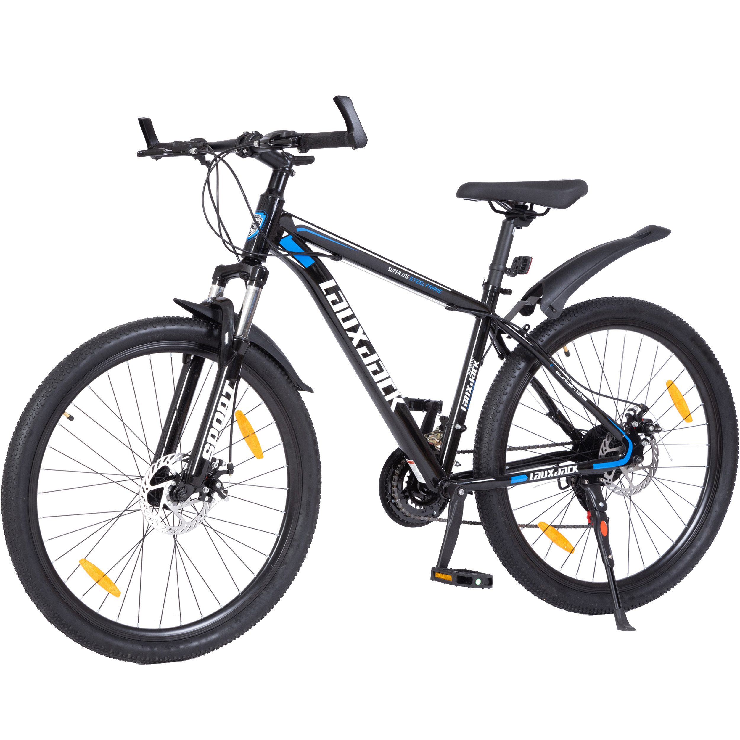 Vankel Mountainbike 26/28 Zoll Hardteil Fahhrad, für Damen und Herren, Shimano Schaltwerk, 21 Gang, Kettenschaltung, MTB Shimano Tourney, Scheibenbremse, Fahhrad geeignet ab 160cm