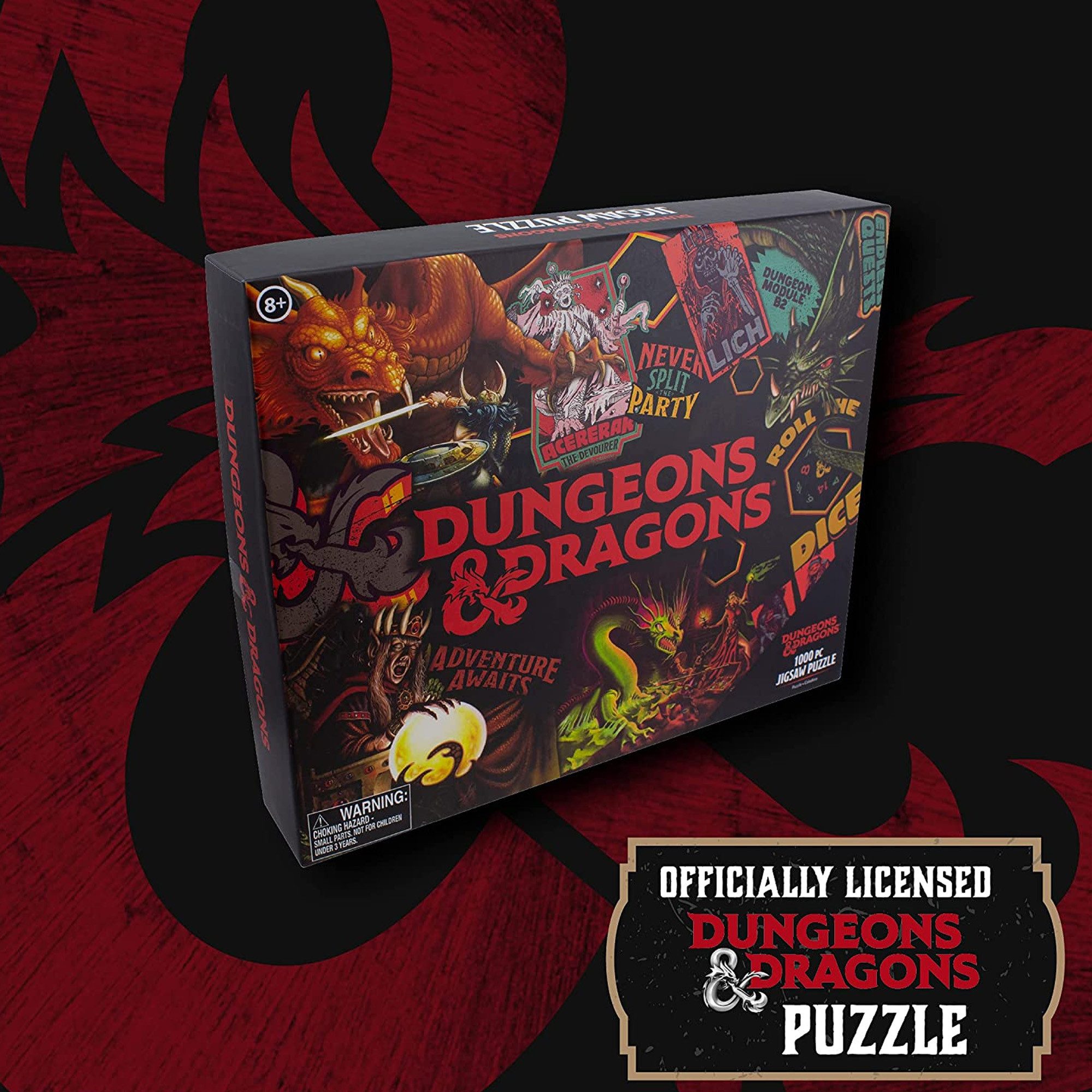 Paladone Puzzle Dungeons & Dragons (1000 Teile), 1000 Puzzleteile