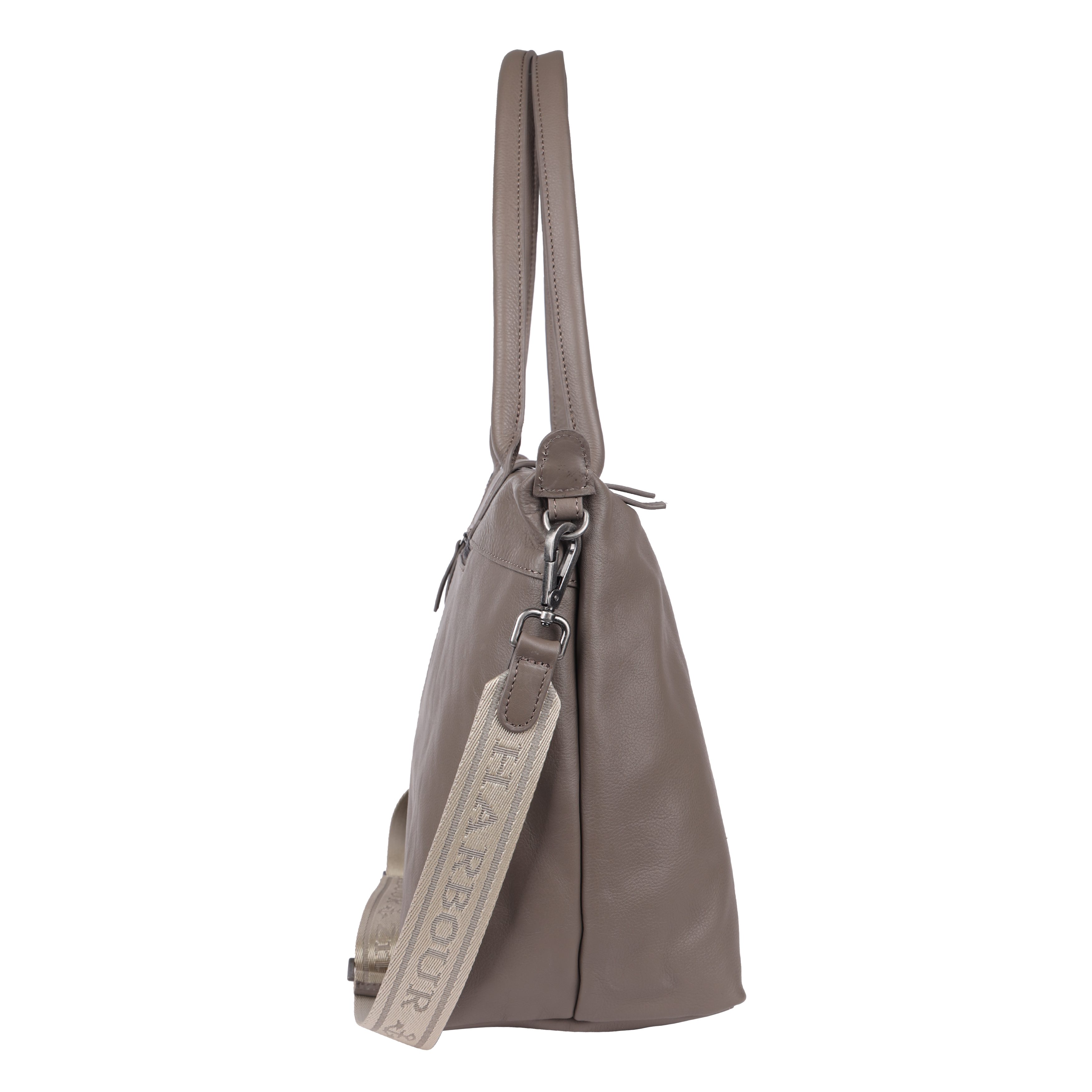 HARBOUR 2nd Shopper Malin, Damen Umhängetasche, Handtasche, Tragetasche mit Steckverschluss