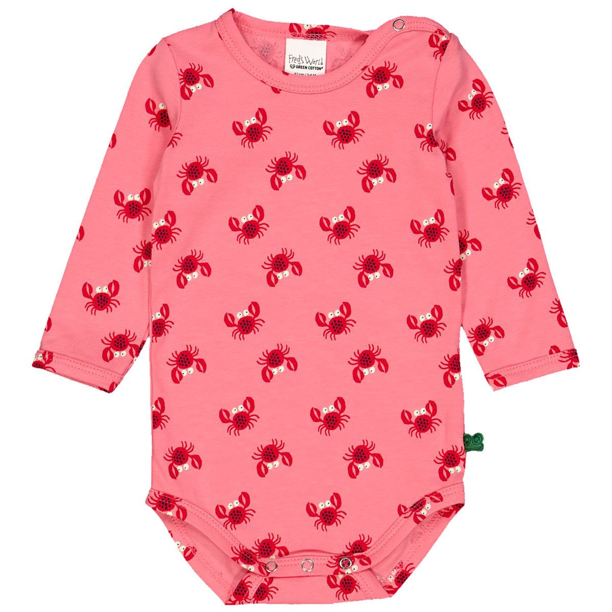 Fred's World by GREEN COTTON Langarmbody 1582074900 Mädchen (1-tlg) Langarm Einteiler, Body, Longsleeve-Body, Bodysuit, Stretchbody