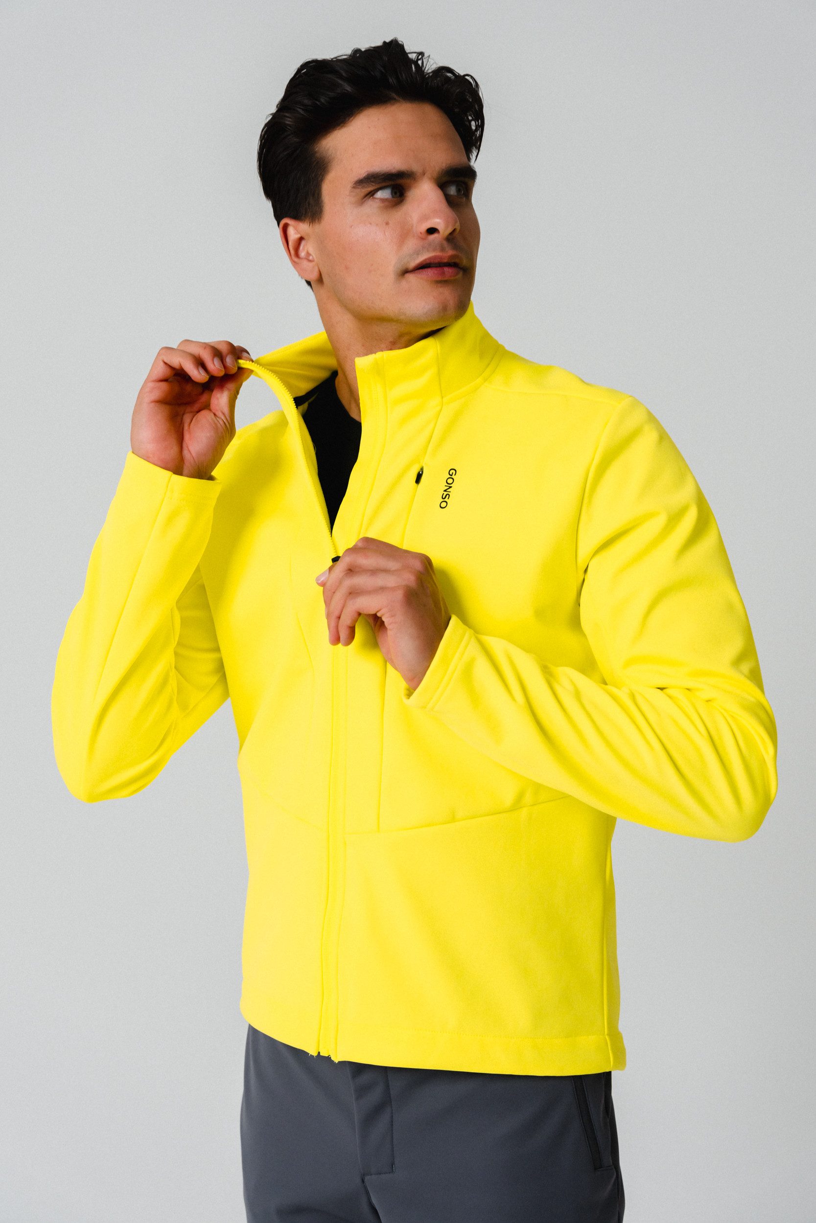 Gonso Fahrradjacke ADVENTURE JACKET SOFTSHELL M Herren Softshell-Jacke, Radjacke slim fit