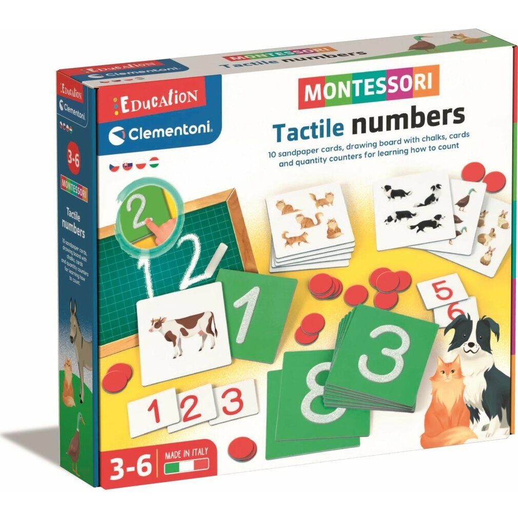 Spiel Montessori - die Zahlen lernen