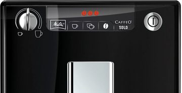 Melitta Kaffeevollautomat Solo® E950-201, schwarz, Perfekt für Café crème & Espresso, nur 20cm breit