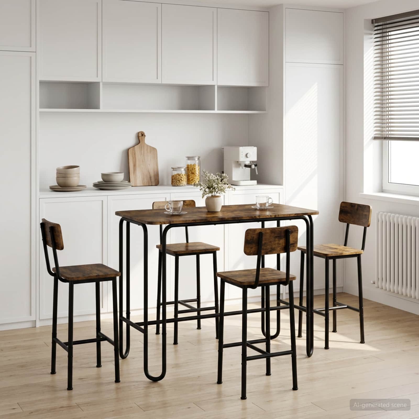 vidaXL Esstisch Esstisch 100 x 50 x 75 cm Holzwerkstoff Geräucherte Eiche (1-St)
