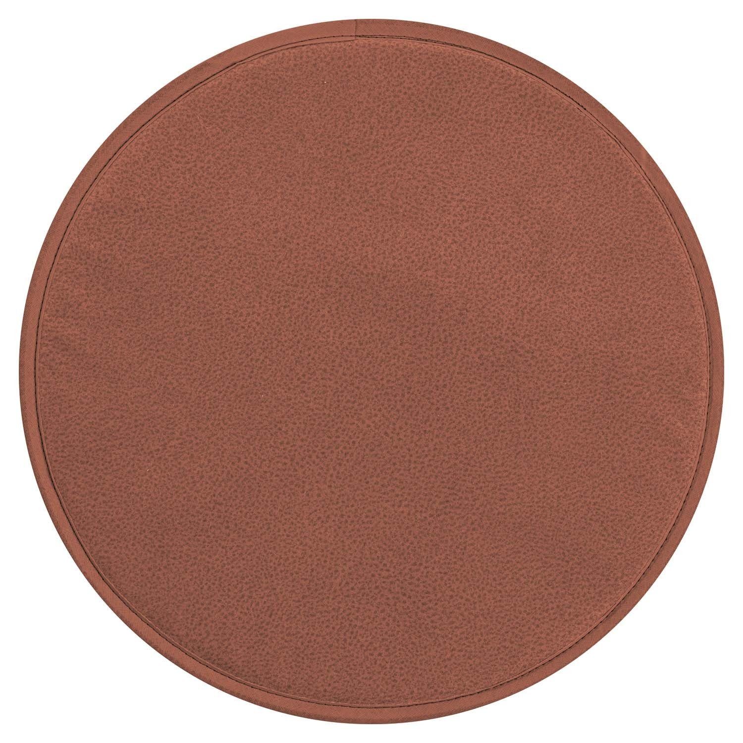 Sitzkissen Wende-Sitzkissen AUSTIN, Braun, Ø 35 cm