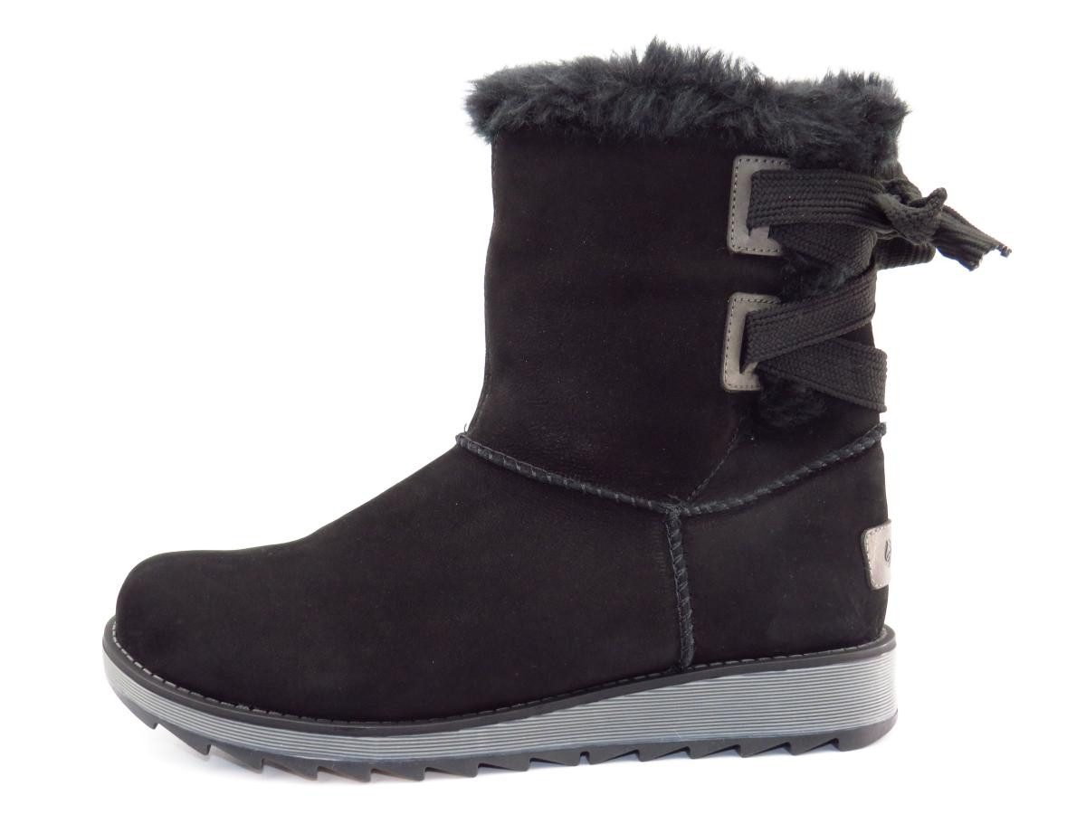 Remonte schwarz Lammfell Winterstiefel günstig online kaufen