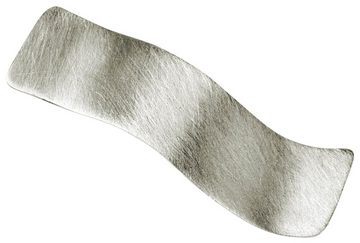 SILBERMOOS Kettenanhänger Fein-mattierter Anhänger "große Welle", 925 Sterling Silber