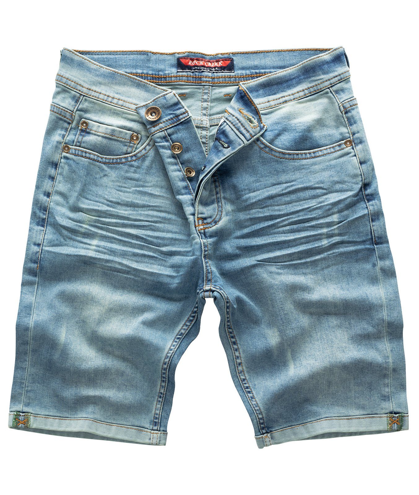 Rock Creek Jeansshorts Herren Shorts Denim günstig online kaufen