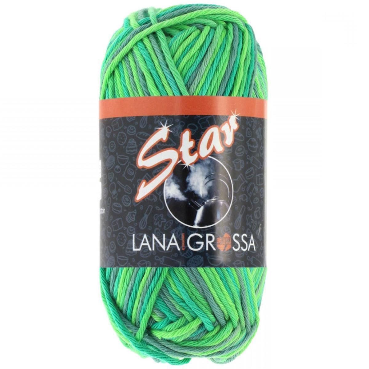 LANA GROSSA Star Print Häkelwolle, 90 m