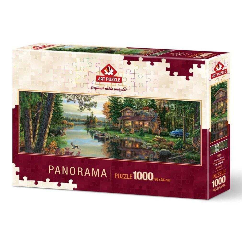 ART PUZZLE Puzzle Panoramapuzzle Rast in der Hütte 1000 Teile, Puzzleteile