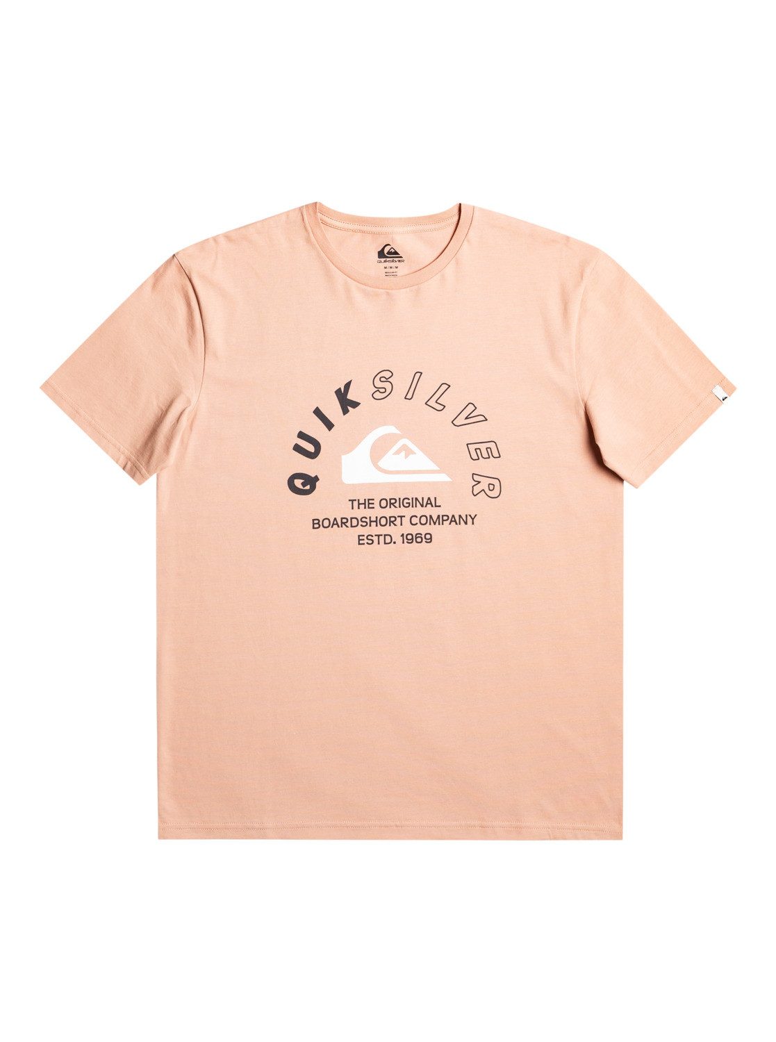 Creme Quiksilver Signals T-Shirt Mixed Cafe