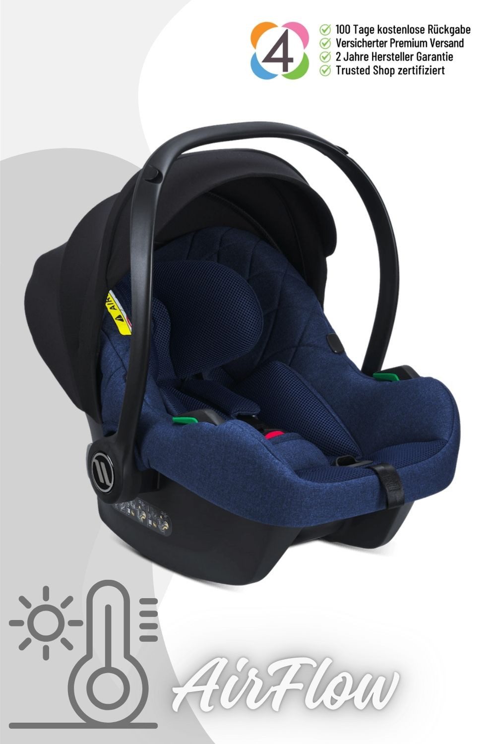 Babyschale Cosmo 2.0 AirFlow - Babyschale (0-13 kg)