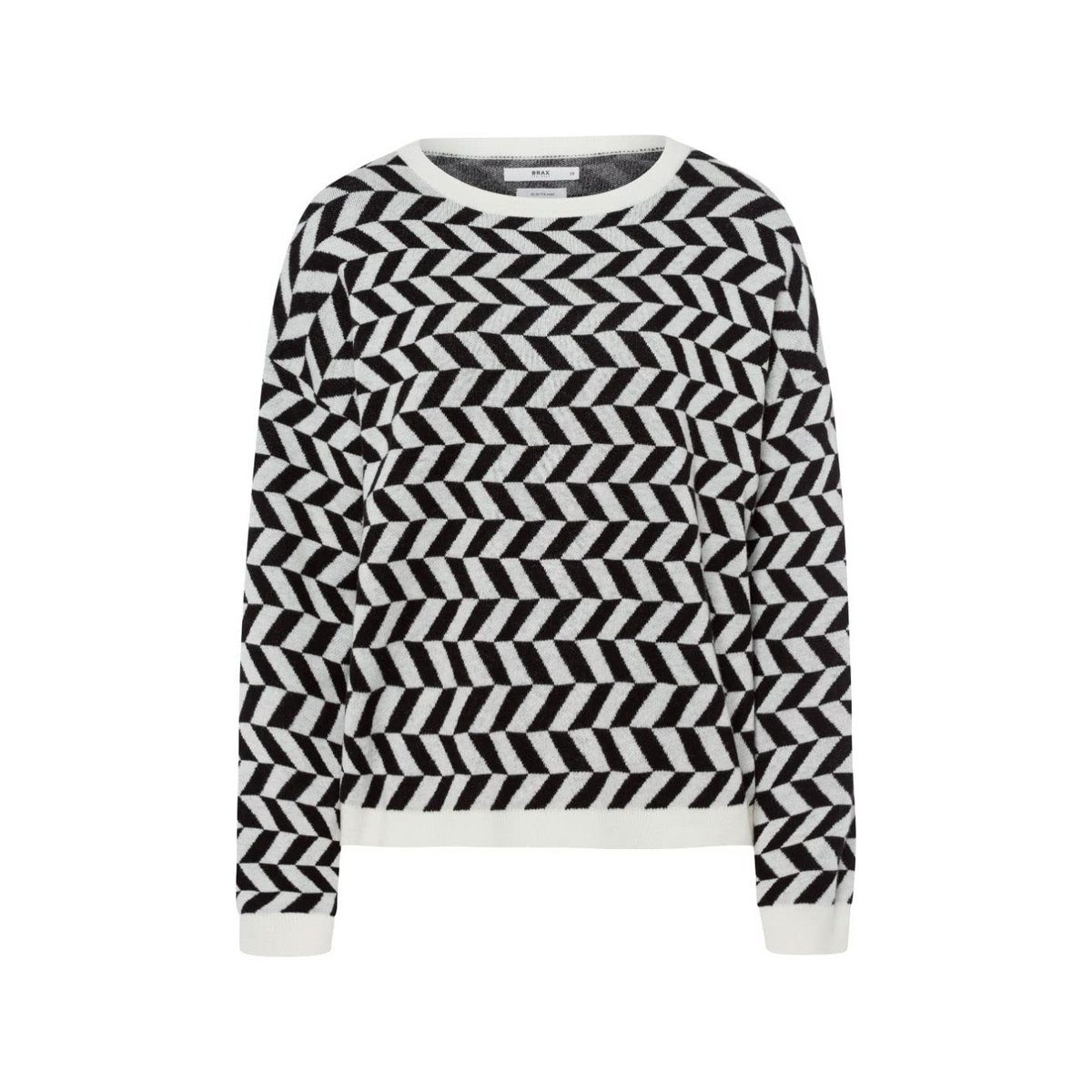 Longpullover Rollkragenpullover für Damen in schwarz