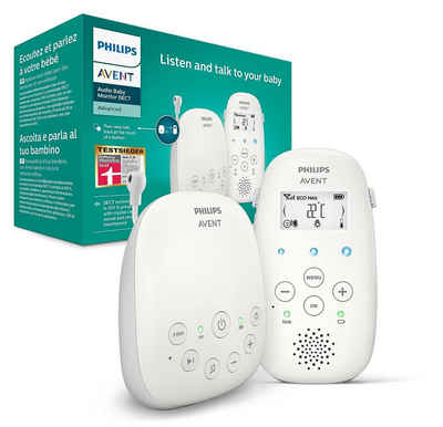 Philips Babyphone Kinderkamera, Baby Kamera, Babyphone, DECT-Technologie, Eco-Mode, Nachtsicht,300m Reichweite,Strahlungsarm, Audio-Überwachung, Mikrofon, Babykamera mit Monitor, Video Kamera, Halterung, Philips Avent, Babyphone mit kamera, Camera babys, Avent, Gegensprechfunktion