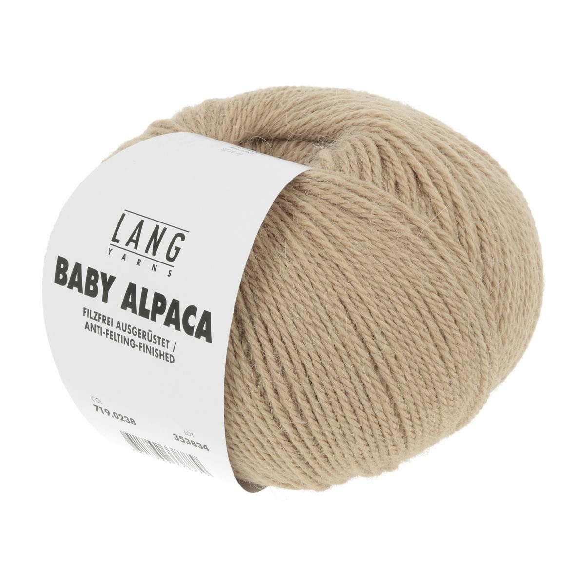 LANG YARNS Baby Alpaca Häkelwolle, 170 m