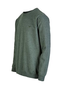 Cleptomanicx Sweatshirt Ligull mit kleiner Möwen-Stickerei