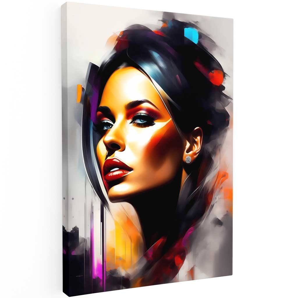 Mister-Kreativ XXL-Wandbild Abstract Effect Woman Viele Größen Poster Premium + Materialien, Wandbild, Leinwand + Acrylglas + 