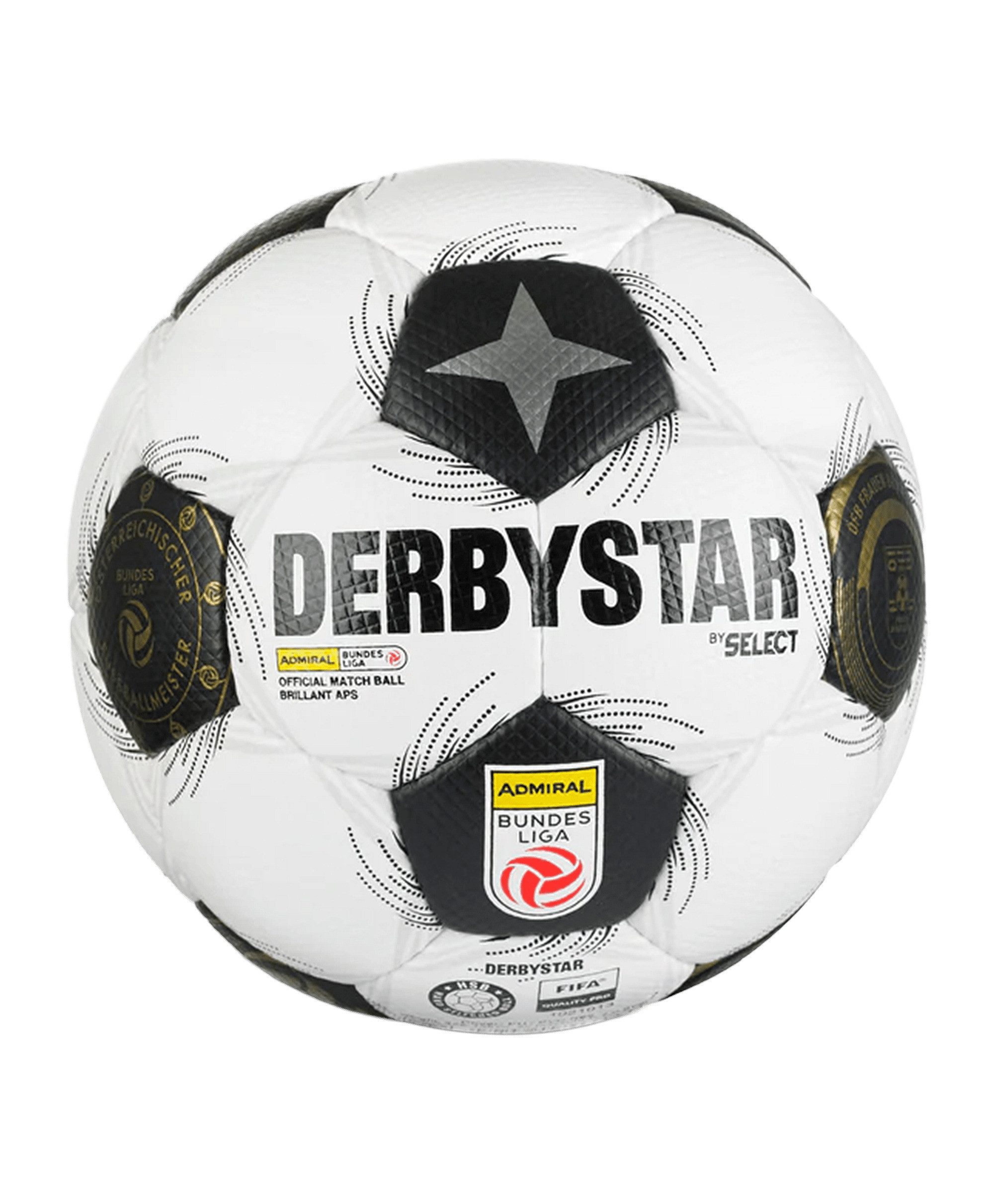 Derbystar Fußball Derbystar ÖFBL Brillant APS v26 Spielball Weiß, stabil