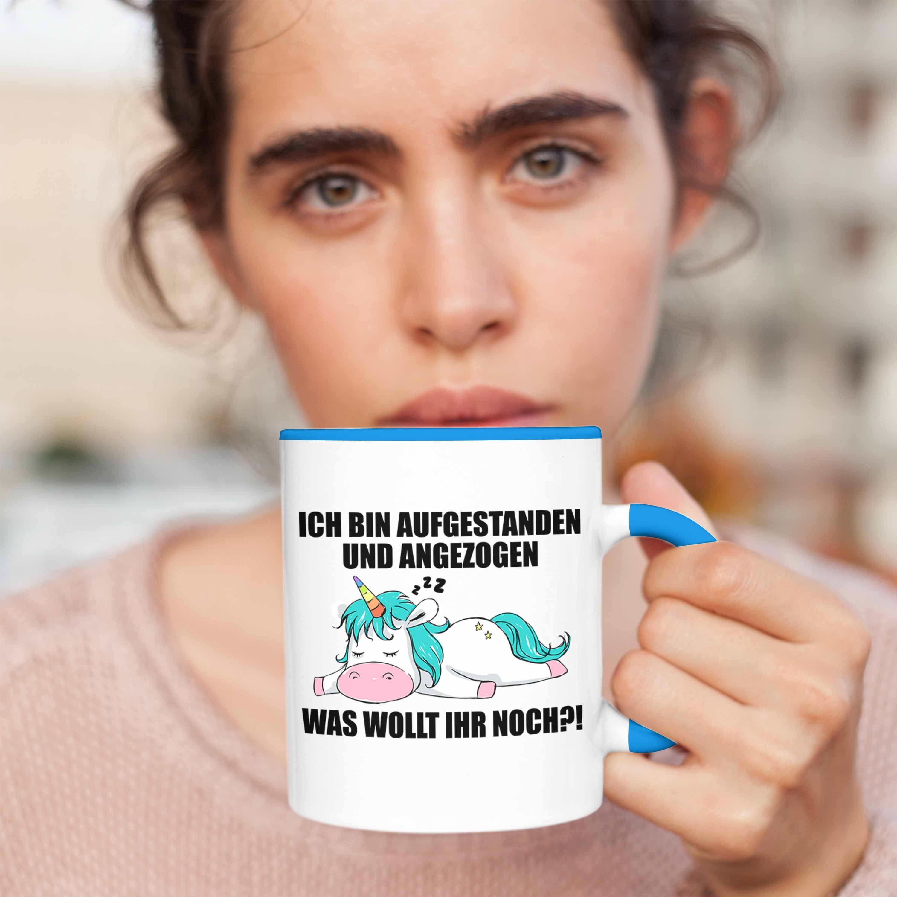 Tasse mit Tasse Lustige Weiss Faule - Geschenk Kollegin Trendation Arbeitskollege Trendation Spruch