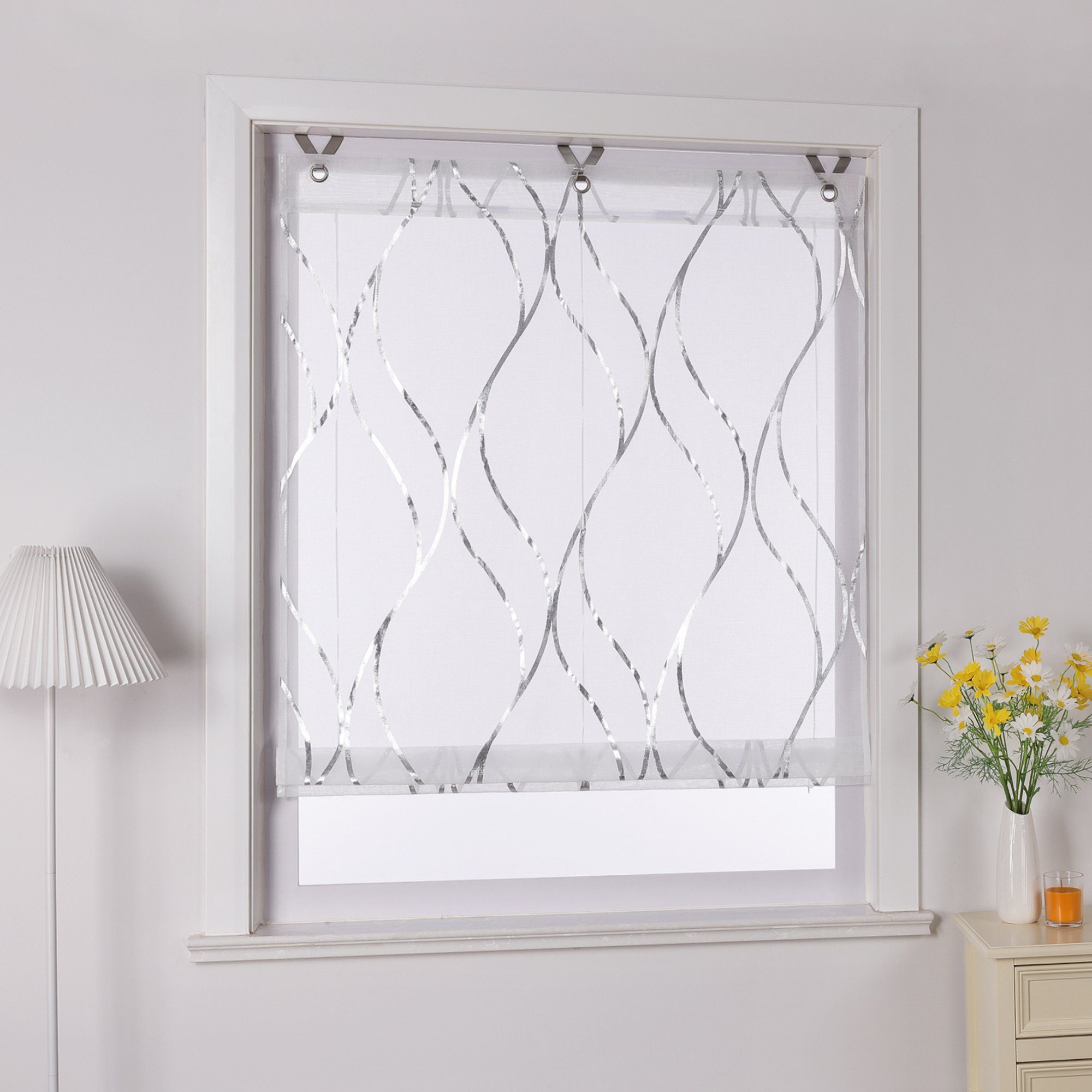 Joyswahl Raffrollo, mit Hakenaufhängung, freihängend, mit Foliendruck, ohne günstig online kaufen