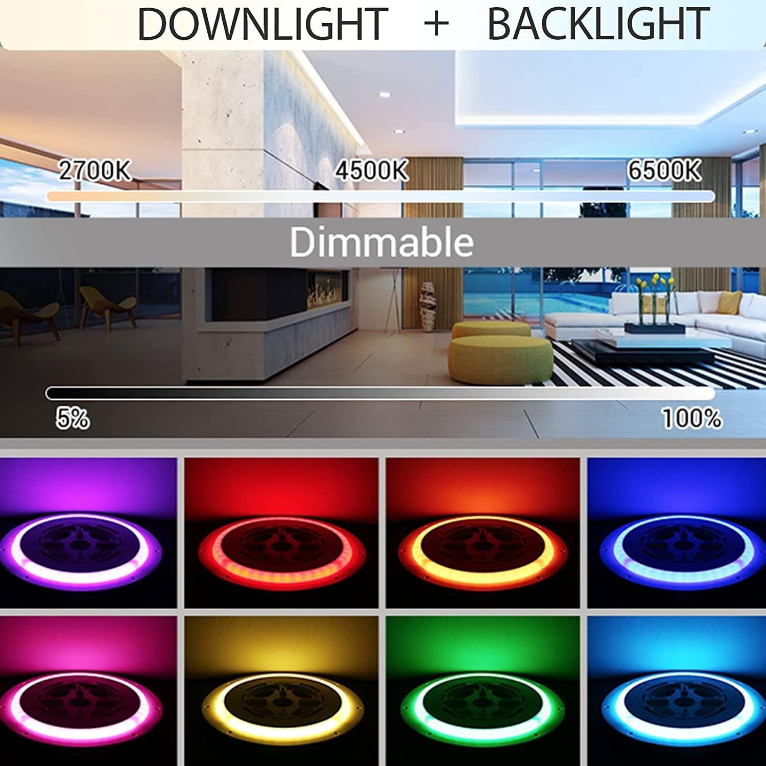 ANTEN LED Deckenleuchte 24W WIFI RGB günstig online kaufen