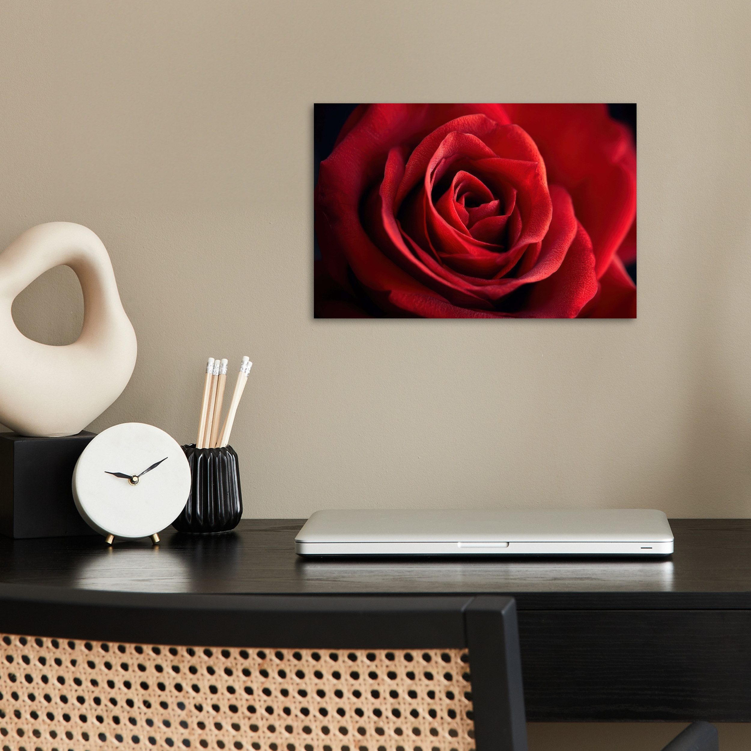 MuchoWow Poster Rot - Rose - günstig online kaufen