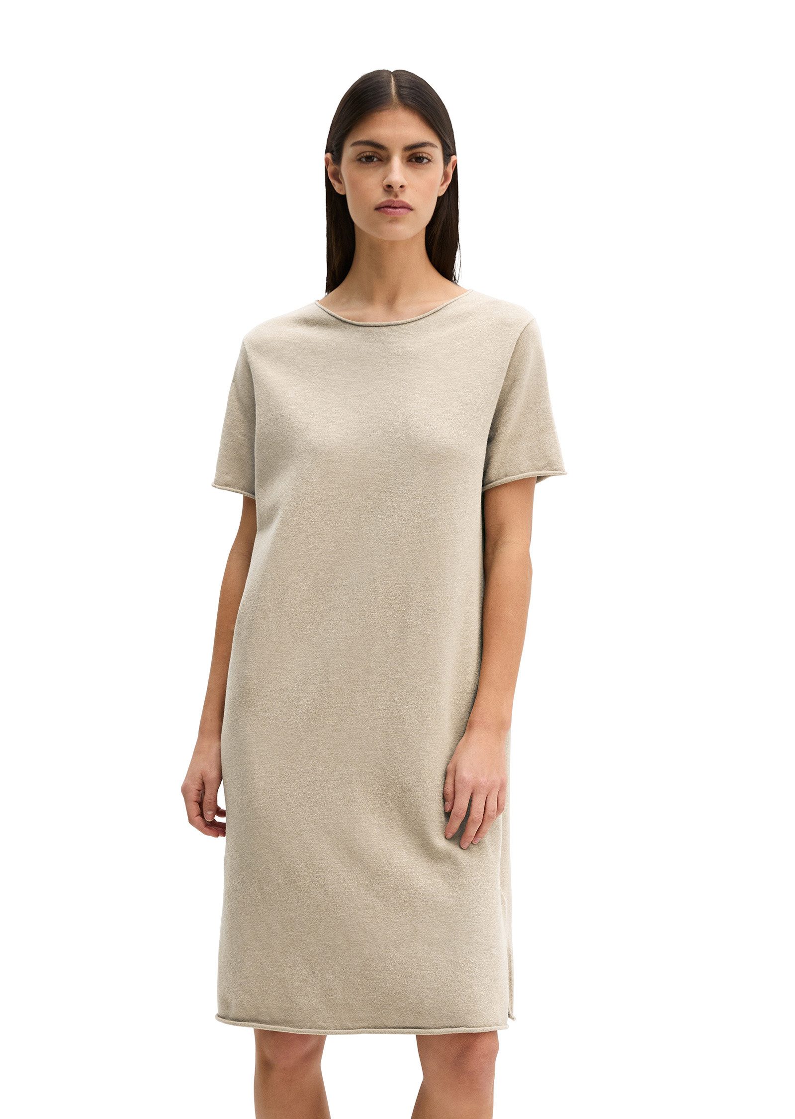 Marc O'Polo Strickkleid aus Organic Cotton-Leinen-Mix