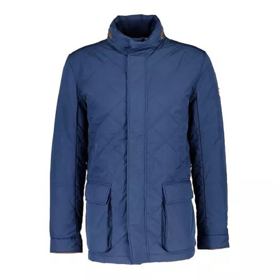 Hackett London Outdoorjacke Hackett London Herren Quilted Outdoor Jacket, Versteckt Kapuzen. mit Stehkragen