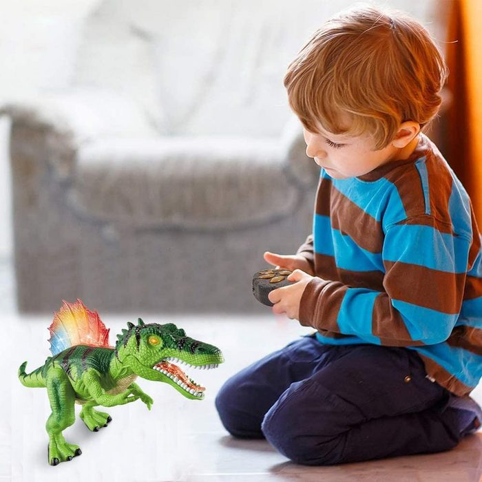 Devenirriche Actionfigur Kinder LED Ferngesteuertes Dinosaurier Spielzeug AR11011