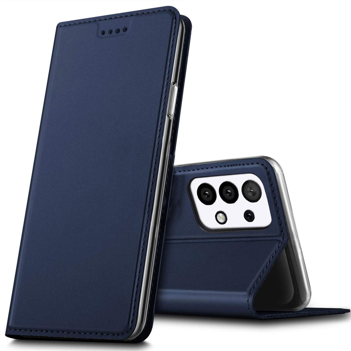 CoolGadget Handyhülle Magnet Case Handy Tasche für Samsung Galaxy A72 6,7 Zoll, Hülle Klapphülle Ultra Slim Flip Cover für Samsung A72 Schutzhülle