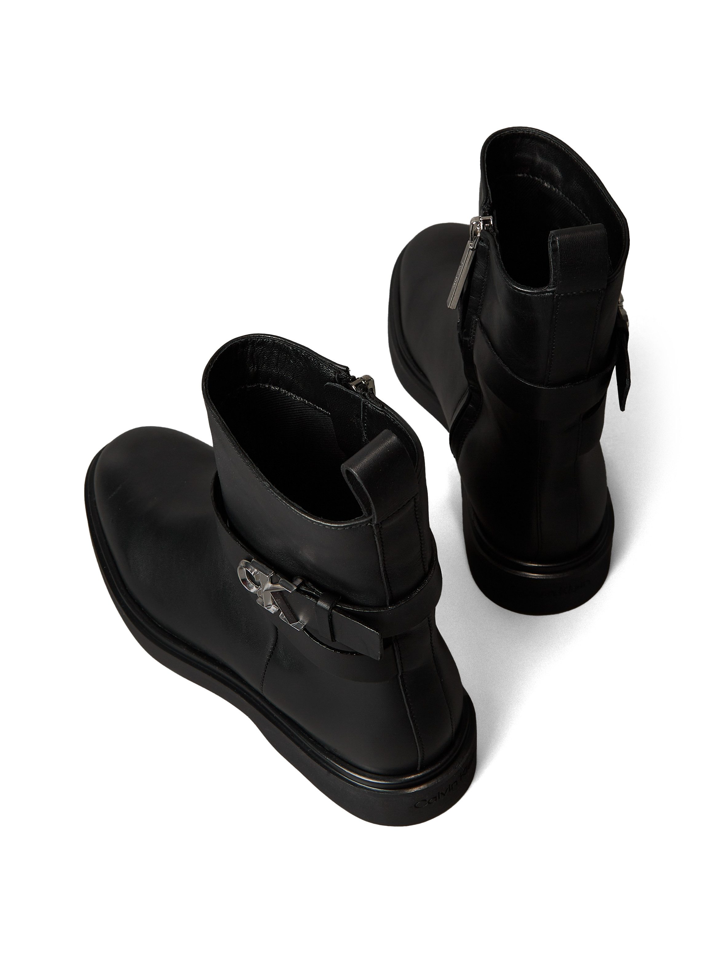 Calvin Klein ANKLE BOOT W/ METAL LOGO Stiefelette Boots, Klassik-Stiefelett günstig online kaufen