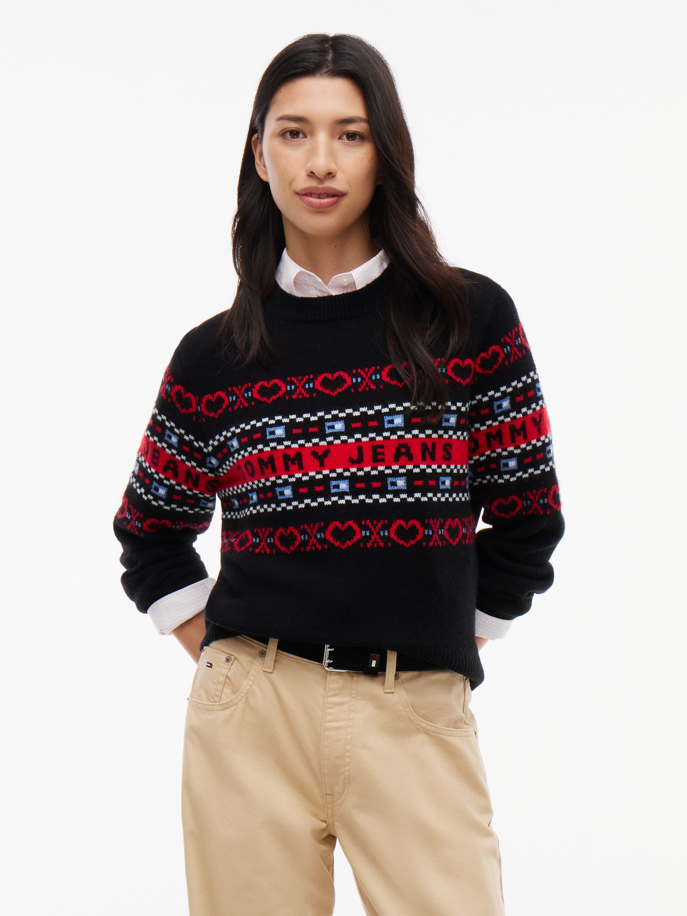 Tommy Jeans Wollpullover TJW SWEATER Wolle