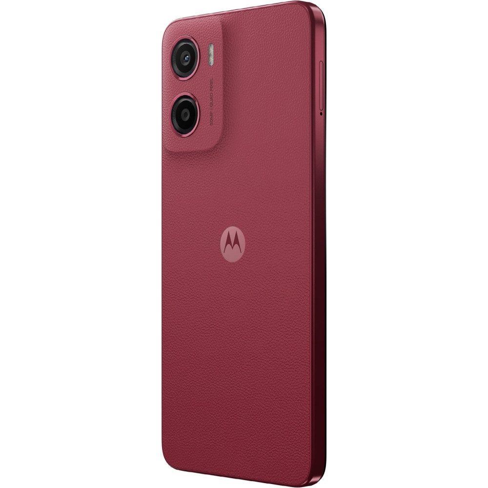 Motorola XT2523-3 Moto G05 64 GB / 4 GB - Smartphone - plum red Smartphone (Hochwertige Kamera)