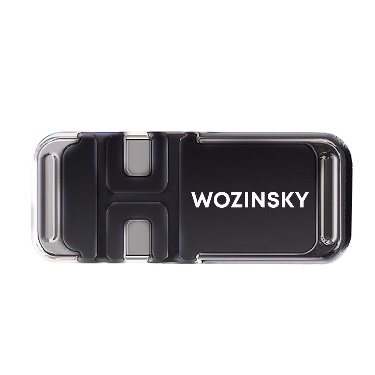 Wozinsky Kabelbinder Magnetischer Telefonhalter mit Kabelorganisation Schwarz