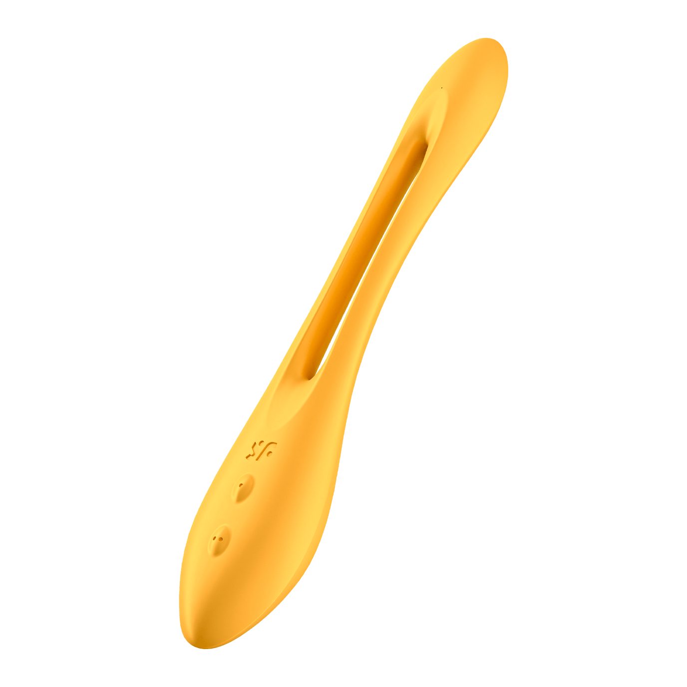 Satisfyer Klitoris-Stimulator Satisfyer Multifunktionen Vibrator 'Elastic Joy' - wasserdicht (IPX7) gelb
