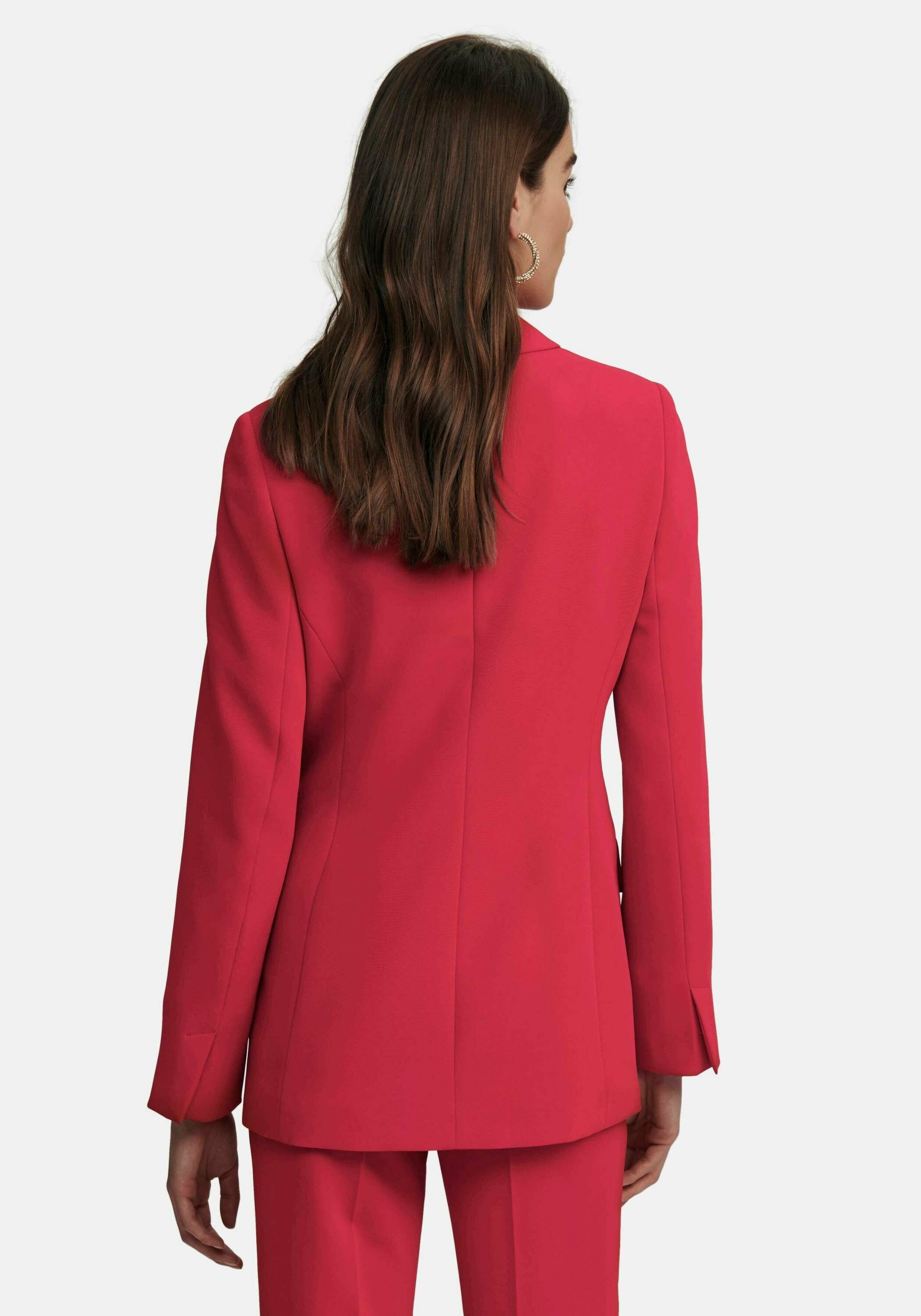 Laura Biagiotti Roma buttons Jackenblazer blazer mother-of-pearl with CHERRY Long