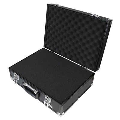 HMF Kameratasche Transportkoffer für Kamera Equipment, Waffen und Dokumente, abschließbarer Aufbewahrungskoffer, 46x33x15 cm