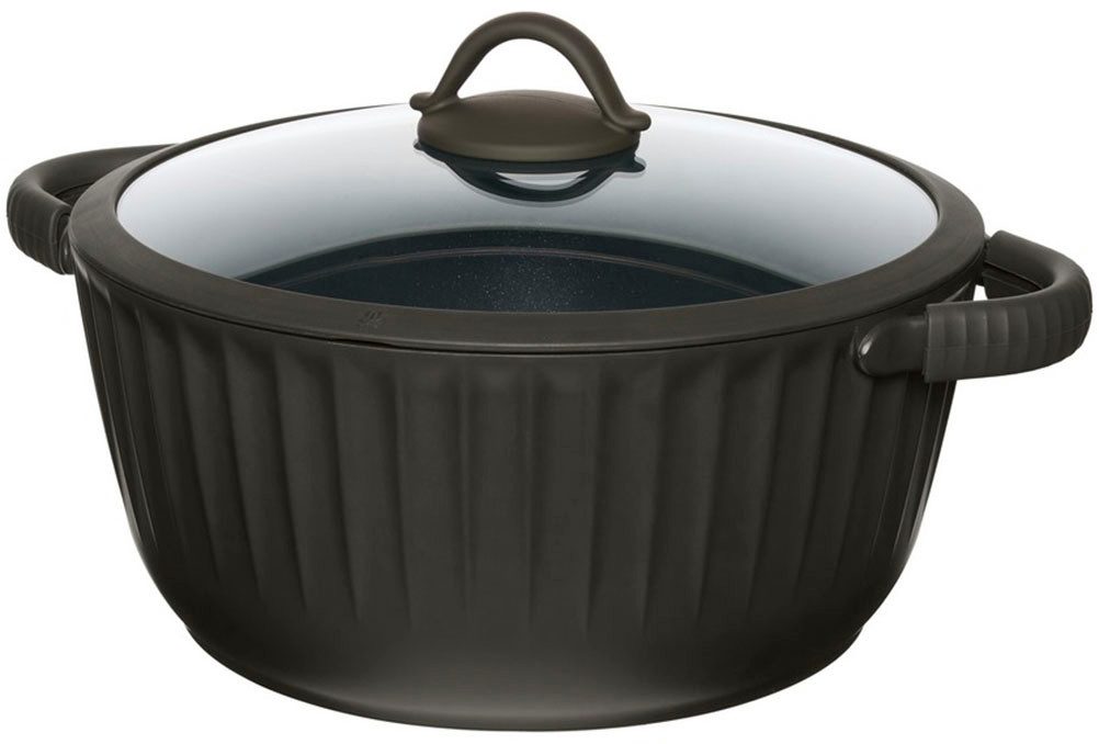 RESTO Kitchenware Bratentopf Ascella, Schmortopf antihaftbeschichtet und spülmaschinenfest, Aluminiumguss (2-tlg), Geeignet für alle Herdarten, auch Induktion, im Geschenkkarton