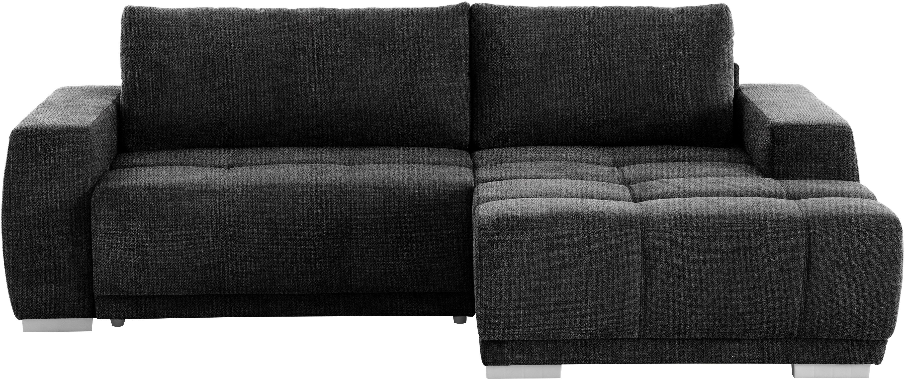 Home affaire Ecksofa Bolero L-Form, wahlweise mit Bettfunktion & Bettkasten