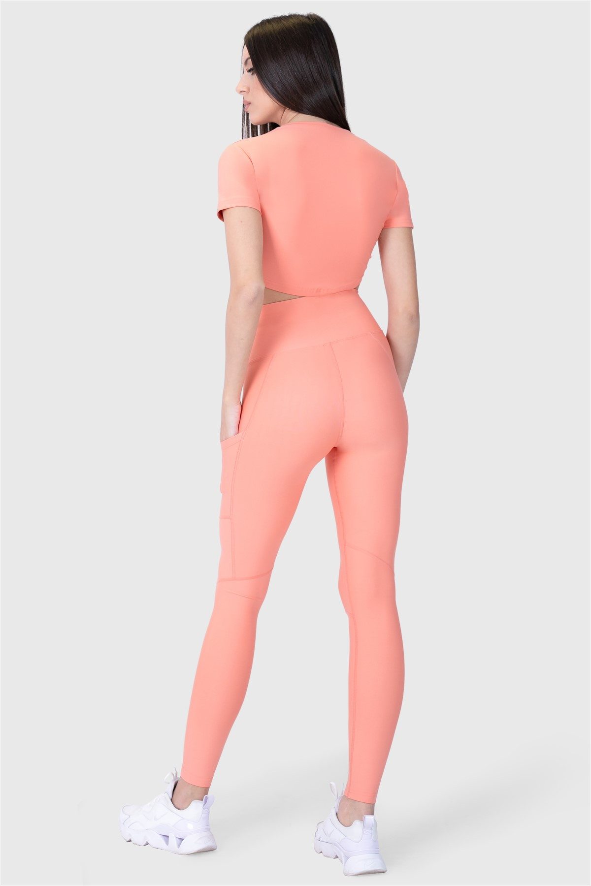 Superstacy Leggings Hoch taillierte Sport Leggings mit Tasche