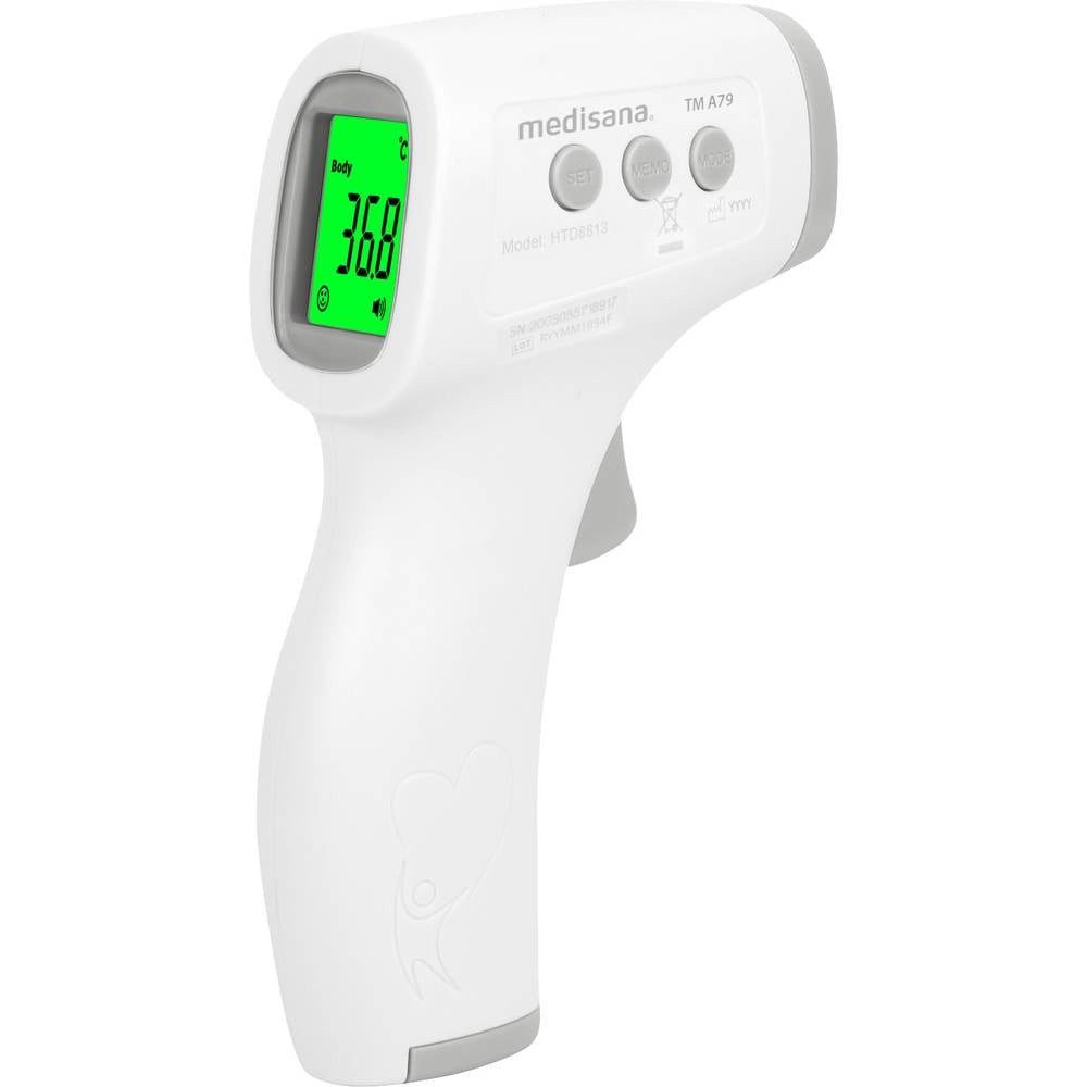 medisana Fieberthermometer Körperthermometer 99663, Mit Fieberalarm, Mit LED Beleuchtung