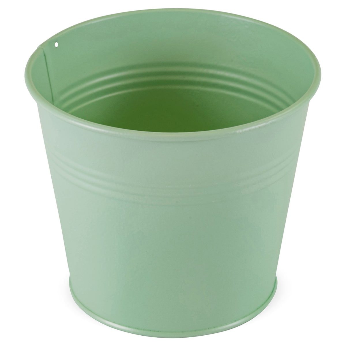 matches21 HOME & HOBBY Blumentopf Blumentopf aus Metall in mint 16 x 15 cm (1 St)