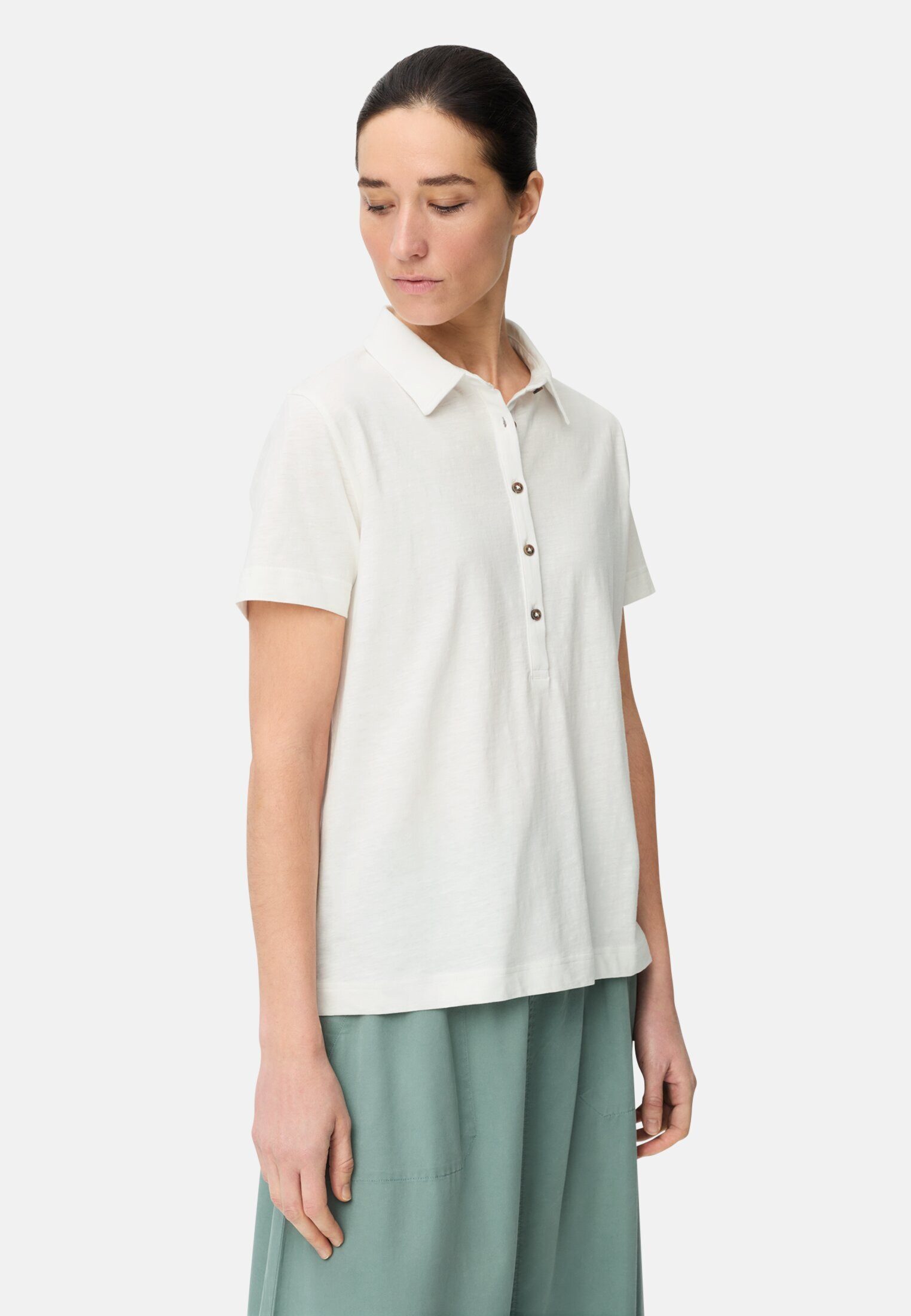 Poloshirt mit Knopfleiste Kurzarm