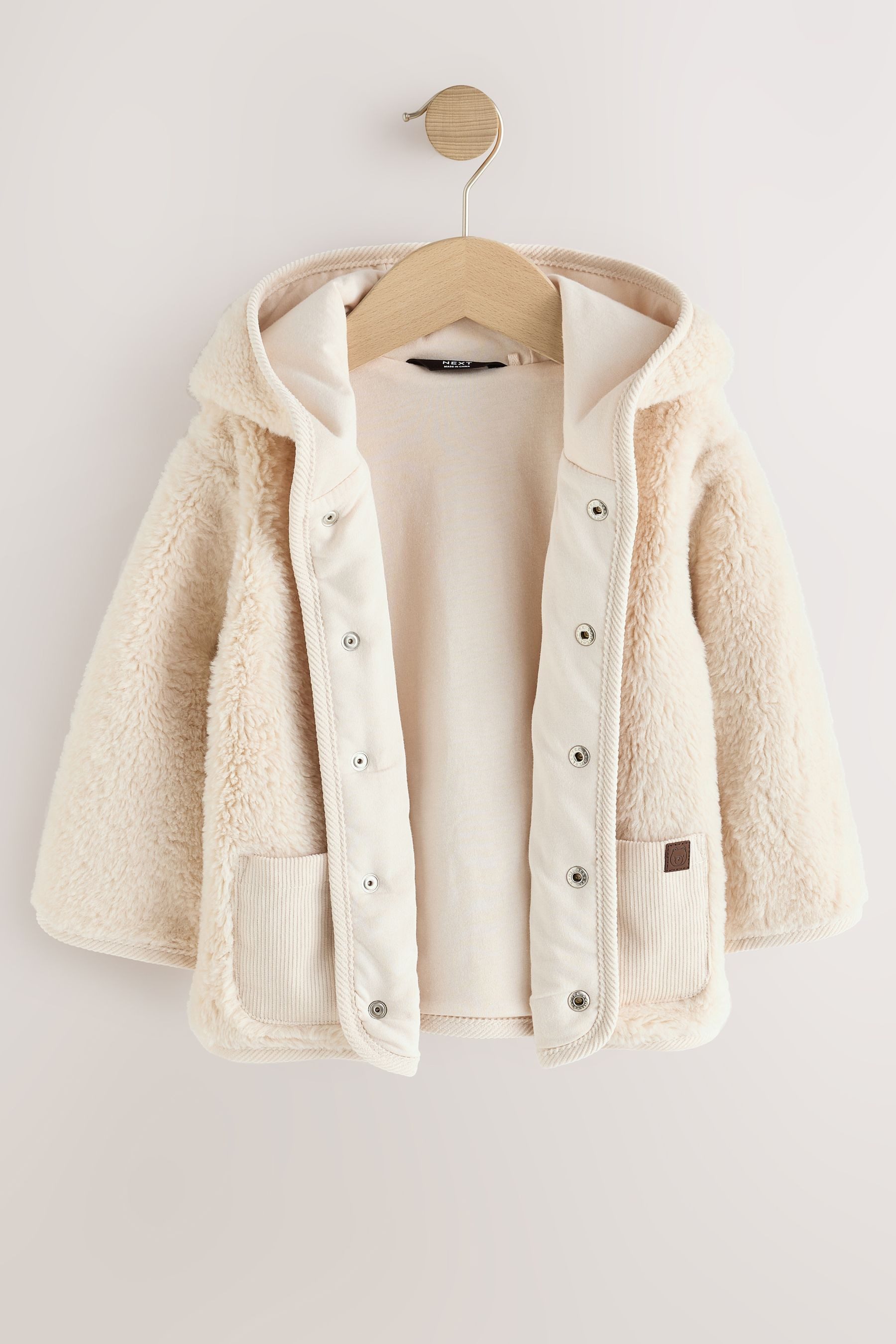 Next Kapuzenfleecejacke Fleecejacke mit Kapuze (1-St) – Bild 3 von 5