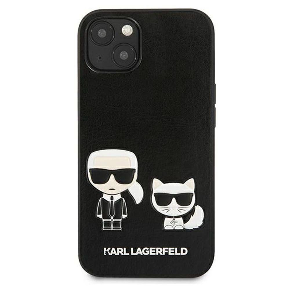 K Karl Lagerfeld Handyhülle »Karl Lagerfeld Apple iPhone 13 Mini Karl and  Cat Hard Case Cover Schutzhülle Schwarz«