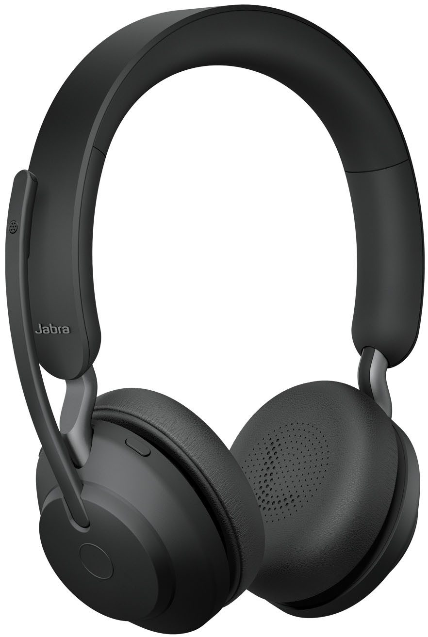 Jabra Evolve2 65 Kopfhörer (Geräuschisolierung, Rauschunterdrückung, Sprachsteuerung, Stummschaltung, Bluetooth)