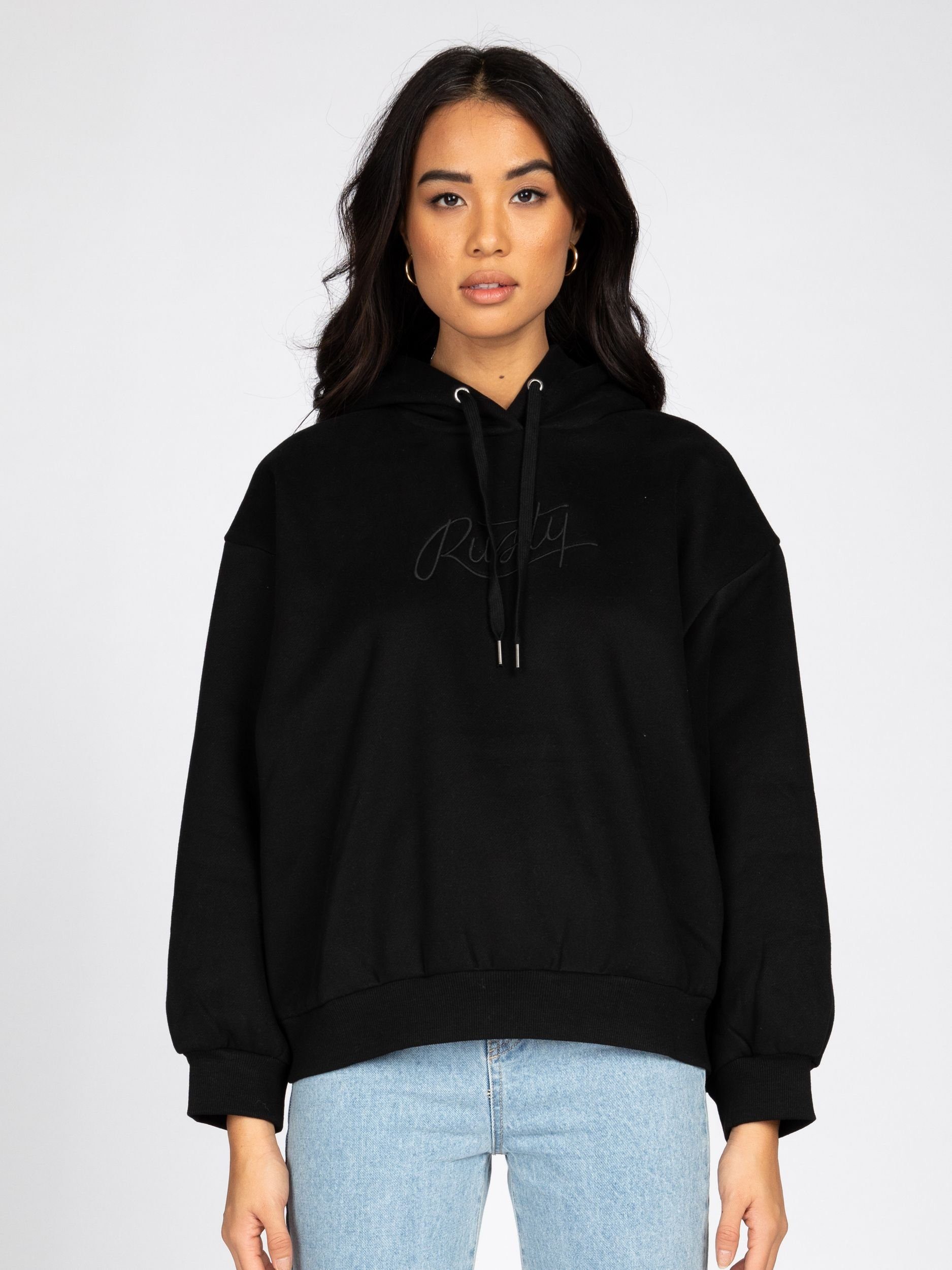 Rusty Kapuzenpullover RUSTY SCRIPT OVERSIZE HOODED günstig online kaufen