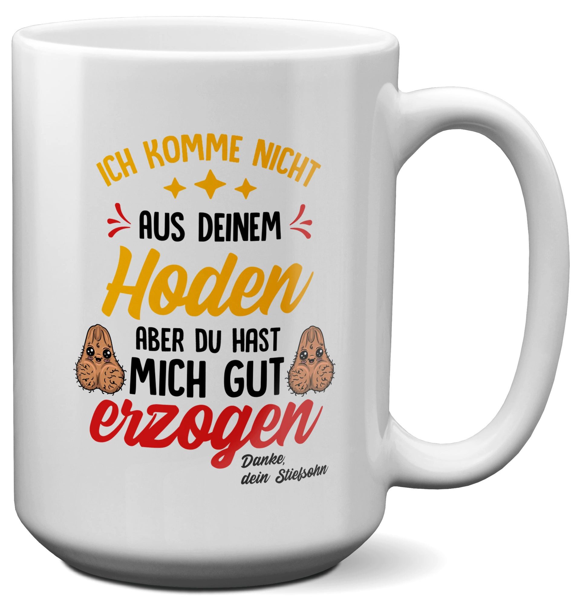 Tasse Stiefpapa Geschenk von Stiefsohn Vatertag Bonus Stiefvater Geburtstag